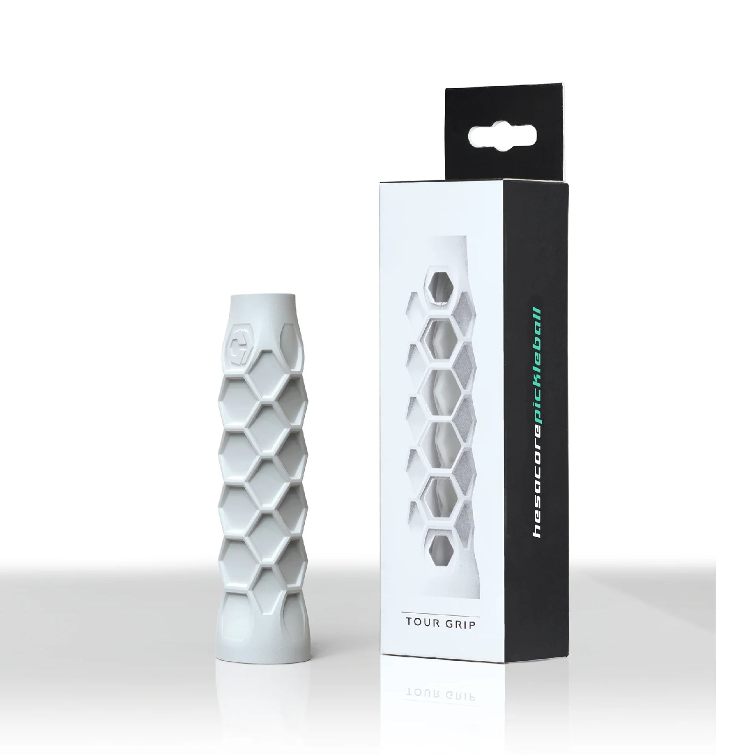 HESACORE Tour Grip - Pickleball Grip (White/Pink)