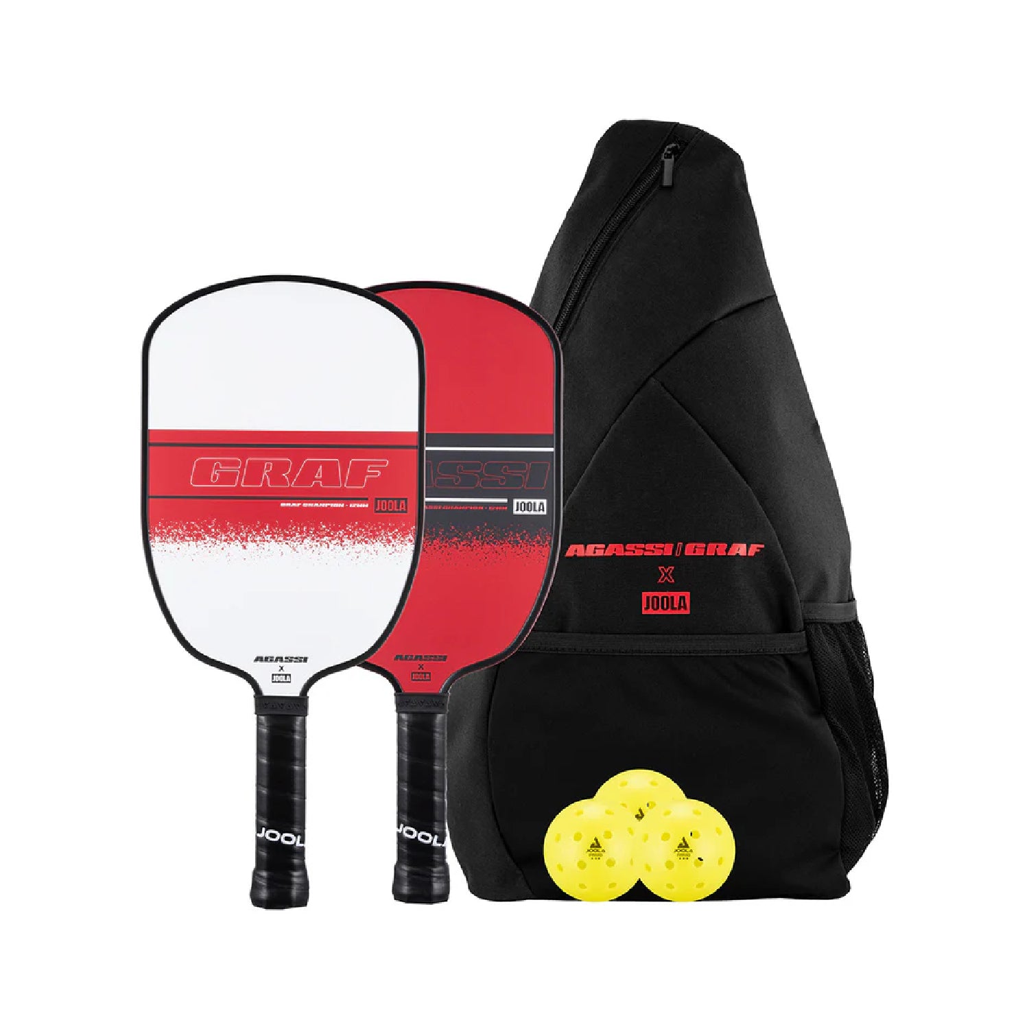 JOOLA Agassi/Graf Champion Pickleball Paddle Set