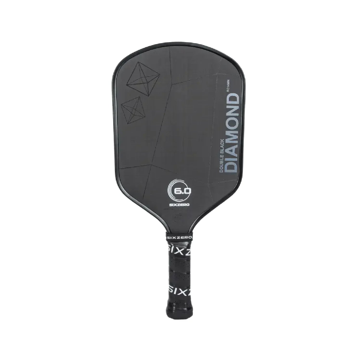 SIX ZERO Double Black Diamond Control - Pickleball Paddle (14MM)