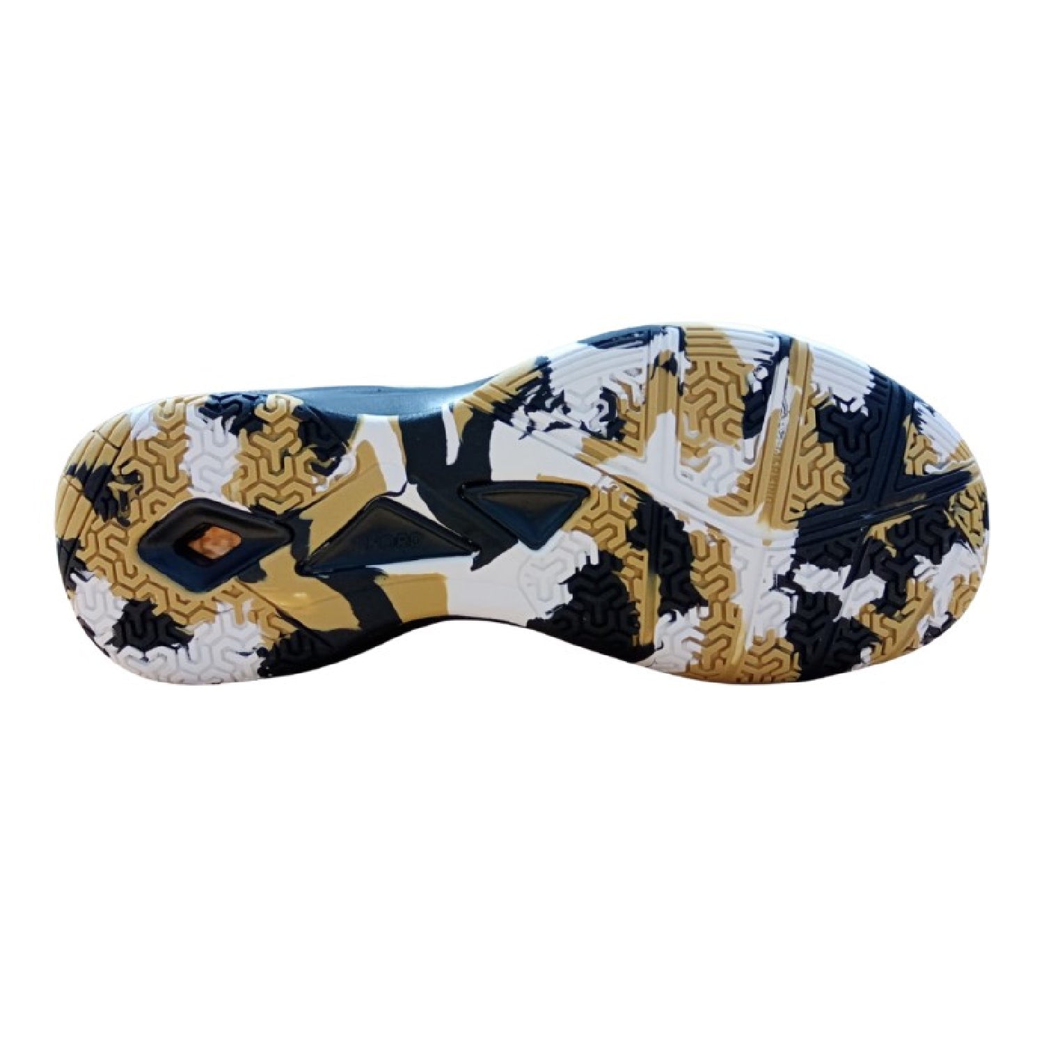 HUNDRED Battle Badminton Shoes (White/Gold/Black)