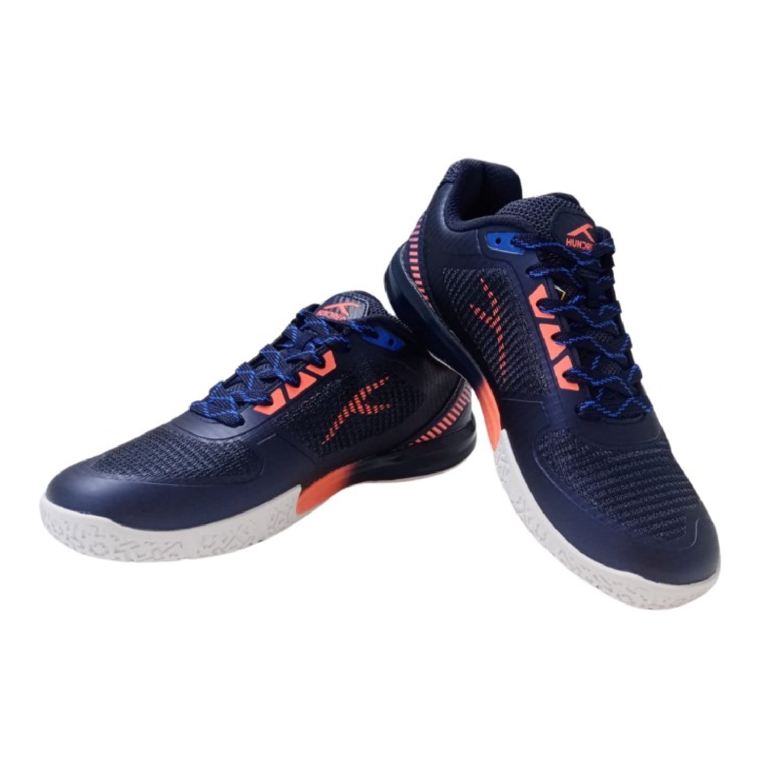 HUNDRED Beast Max Badminton Shoes (Navy/Blue/Orange)