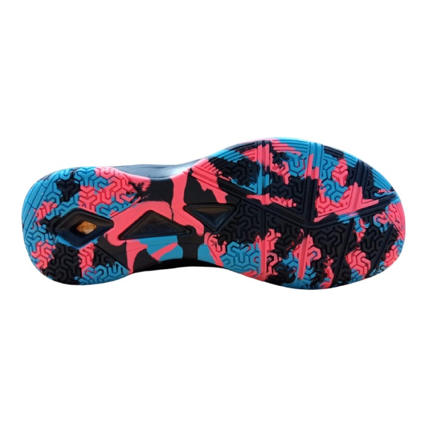 HUNDRED Battle Badminton Shoes (Black/Orange/Blue)