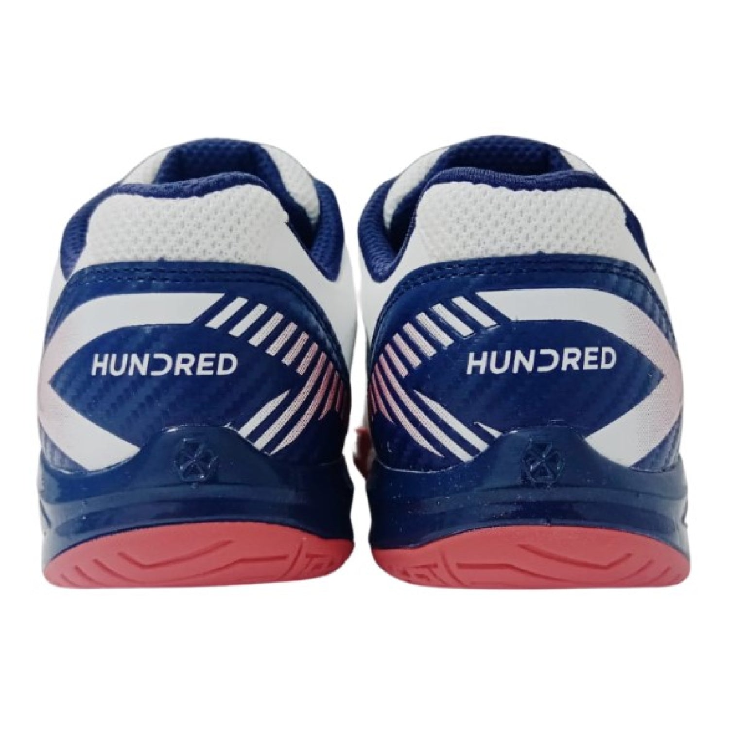HUNDRED Beast Max Badminton Shoes (White/Navy)