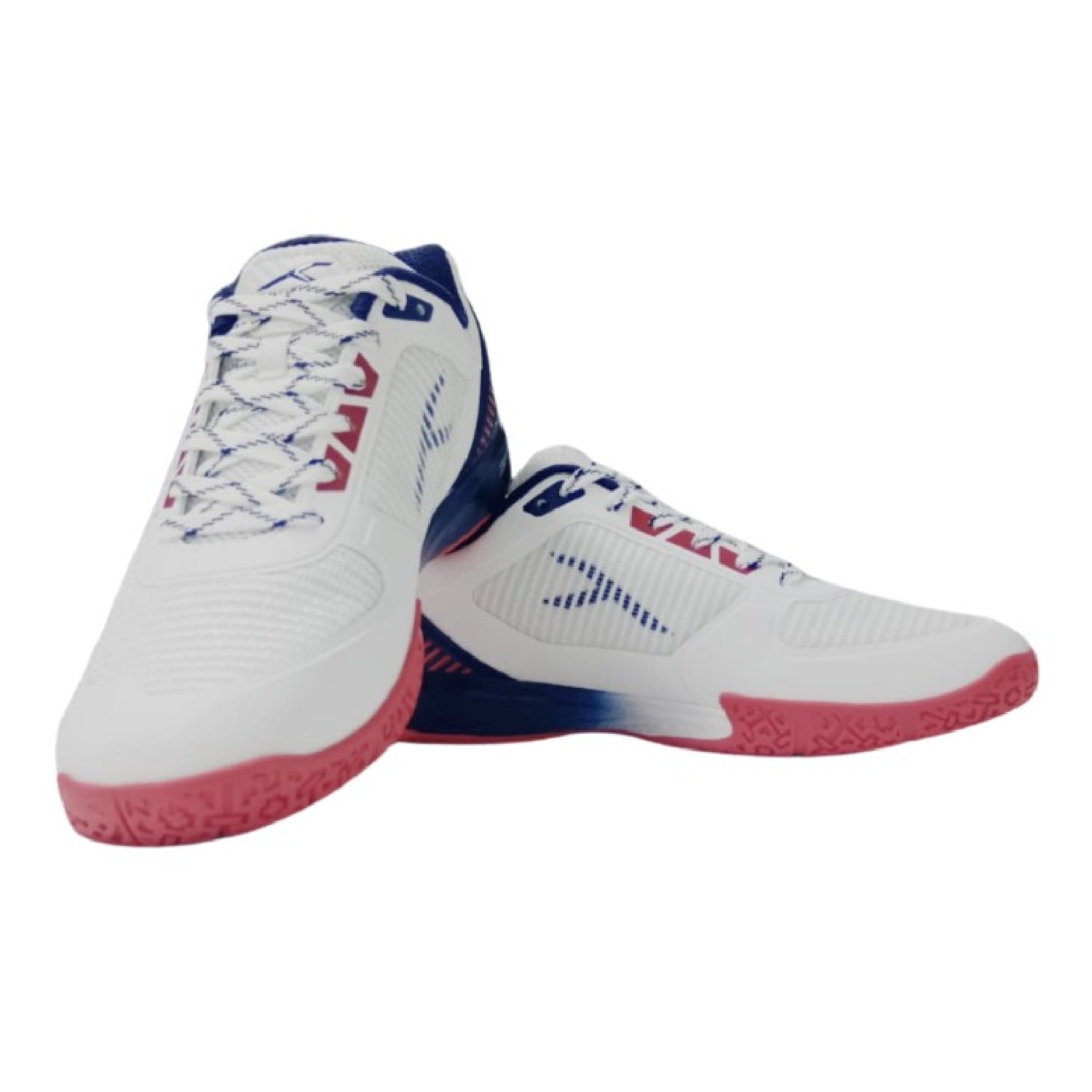 HUNDRED Beast Max Badminton Shoes (White/Navy)