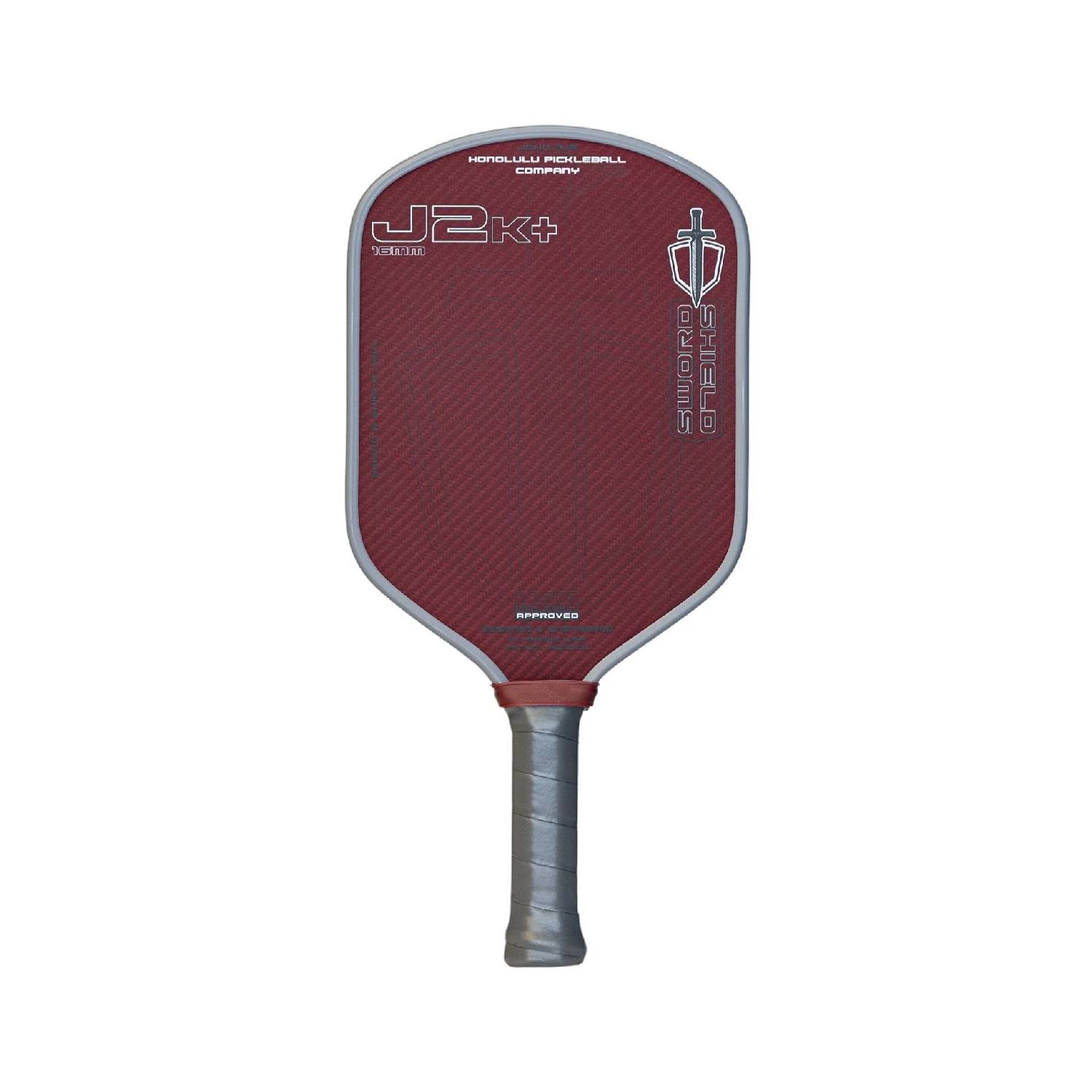 HONOLULU Sword & Shield J2K+ (16mm) - Pickleball Paddle
