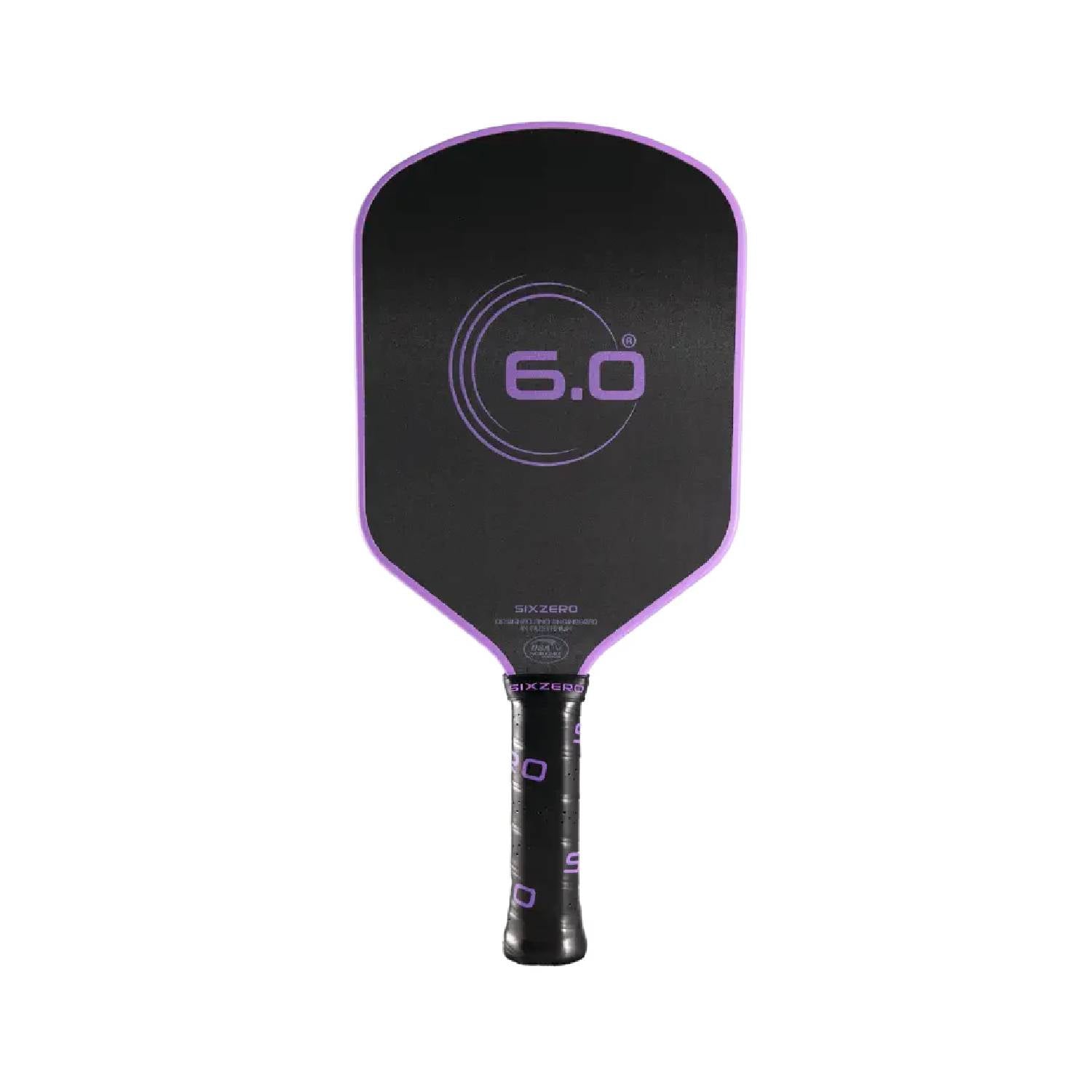 SIX ZERO Infinity Edgeless Black Diamond Power - Pickleball Paddle