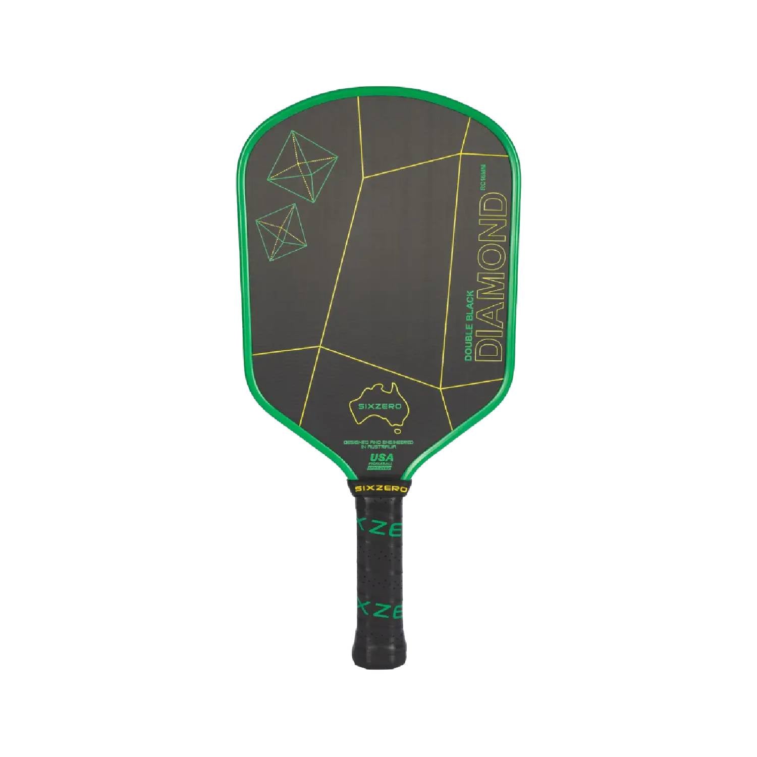 SIX ZERO Double Black Diamond Control (Green Gold) - Pickleball Paddle