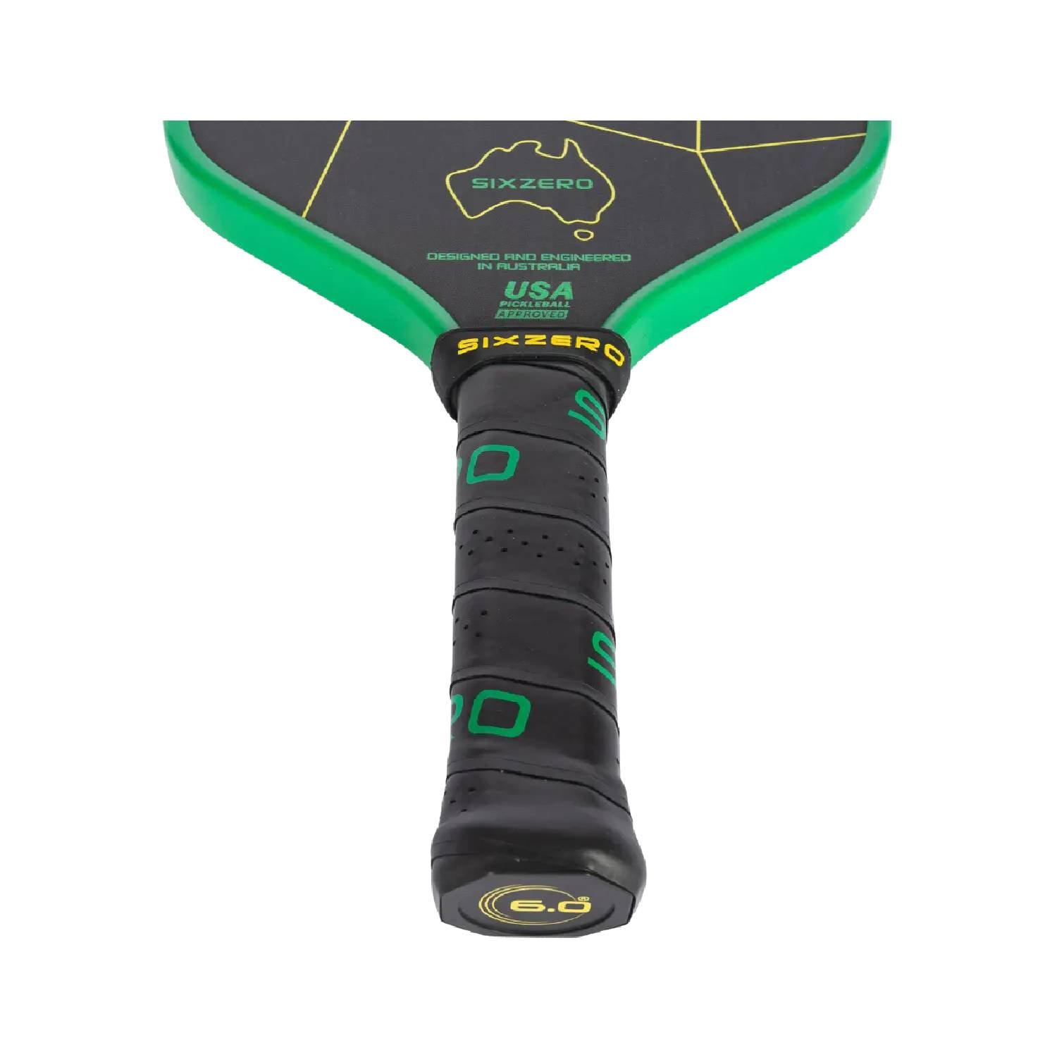 SIX ZERO Double Black Diamond Control (Green Gold) - Pickleball Paddle