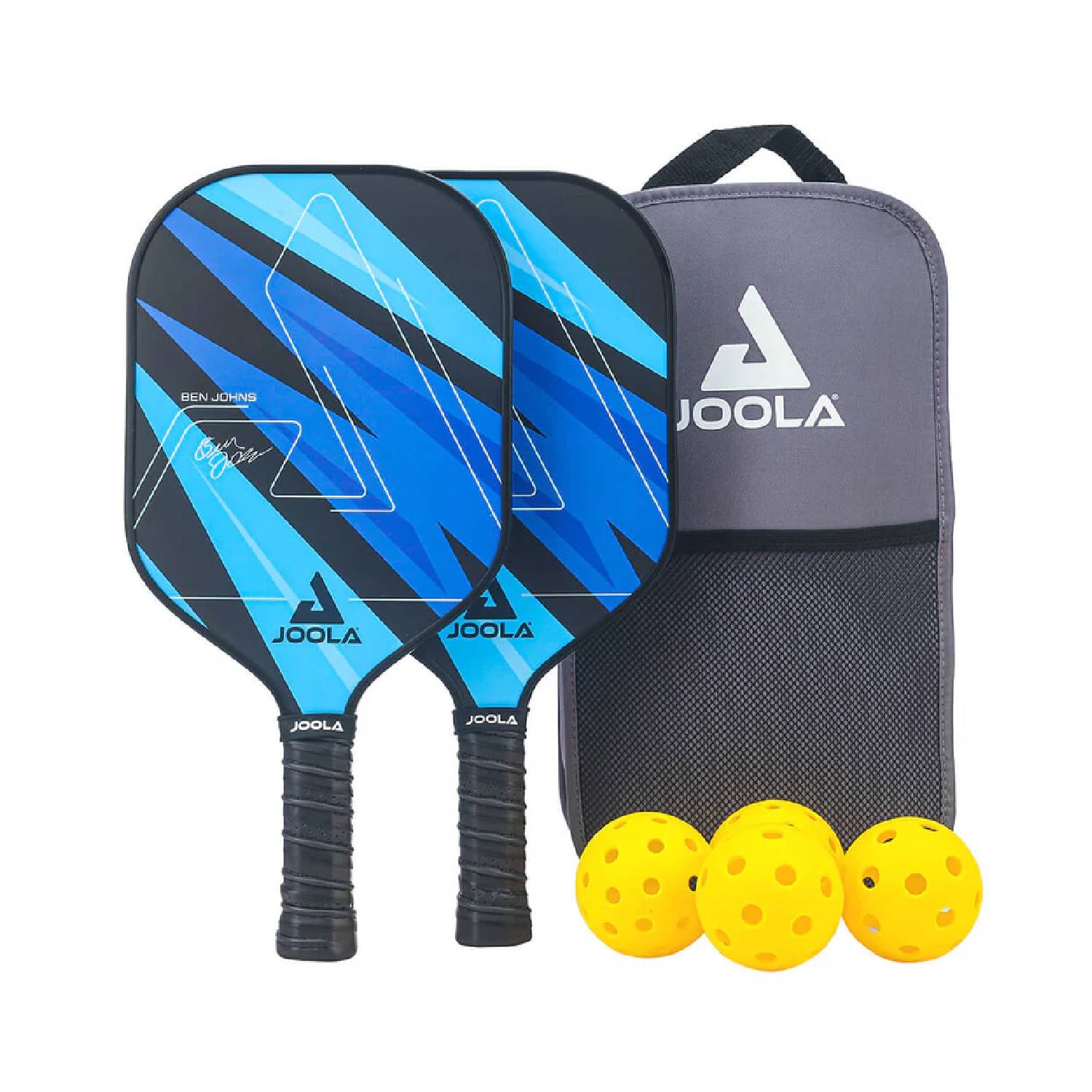 JOOLA Ben Johns Blue Lightning Pickleball Paddle Set