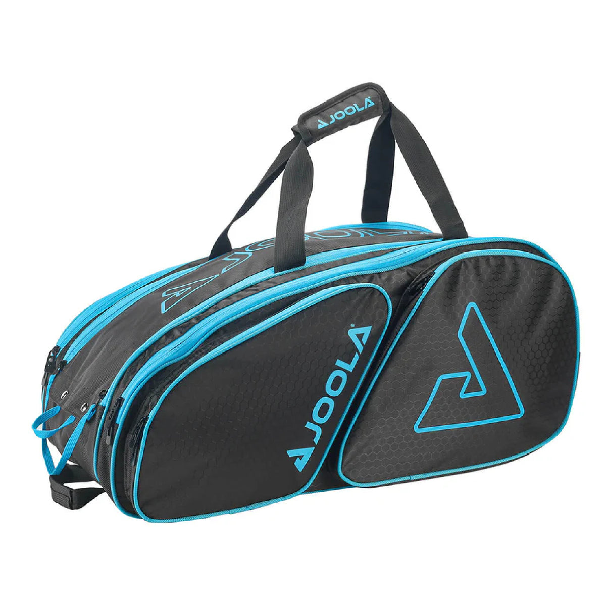 JOOLA Tour Elite (Black/Light Blue) - - Pickleball Bag