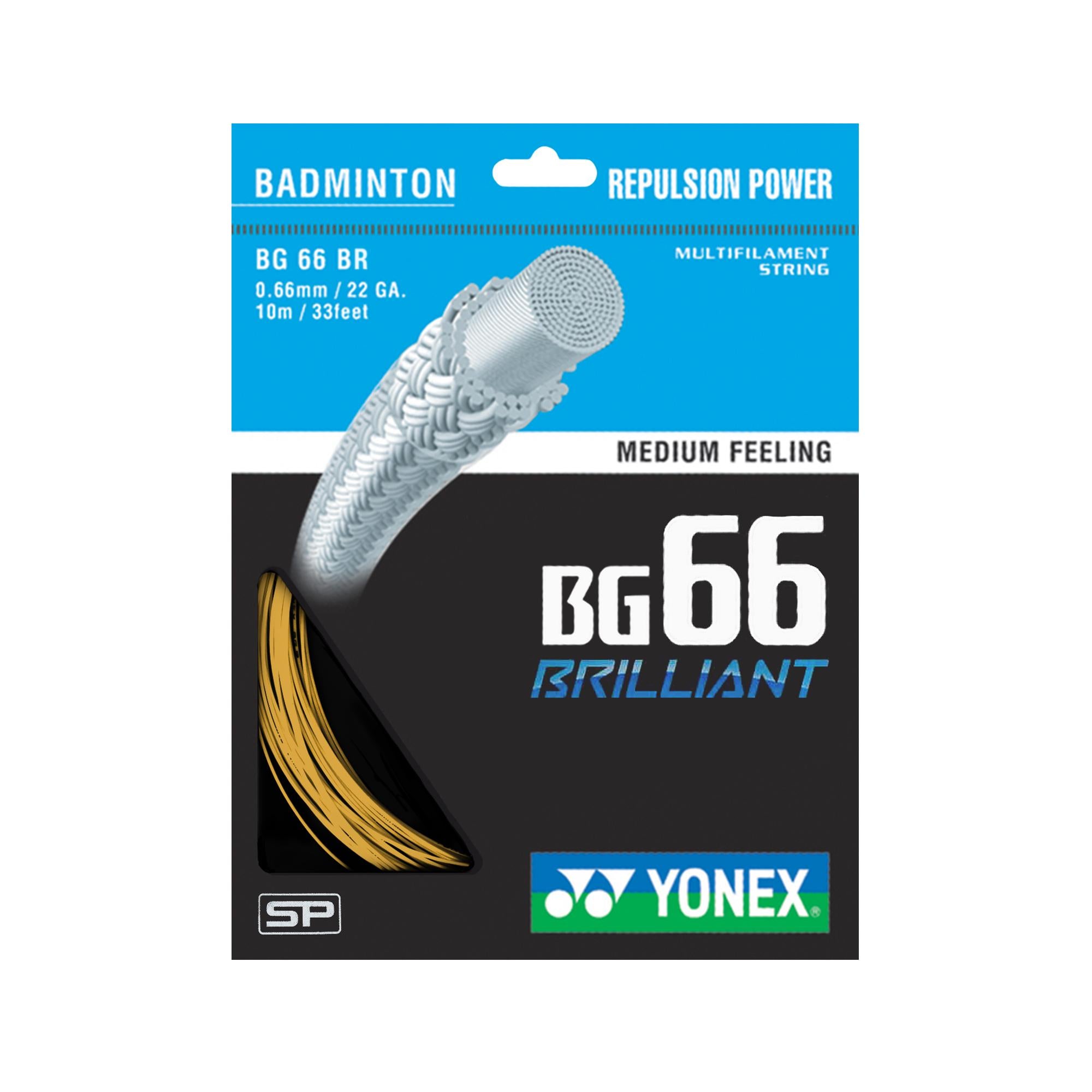 YONEX BG 66 BRILLIANT Badminton Strings