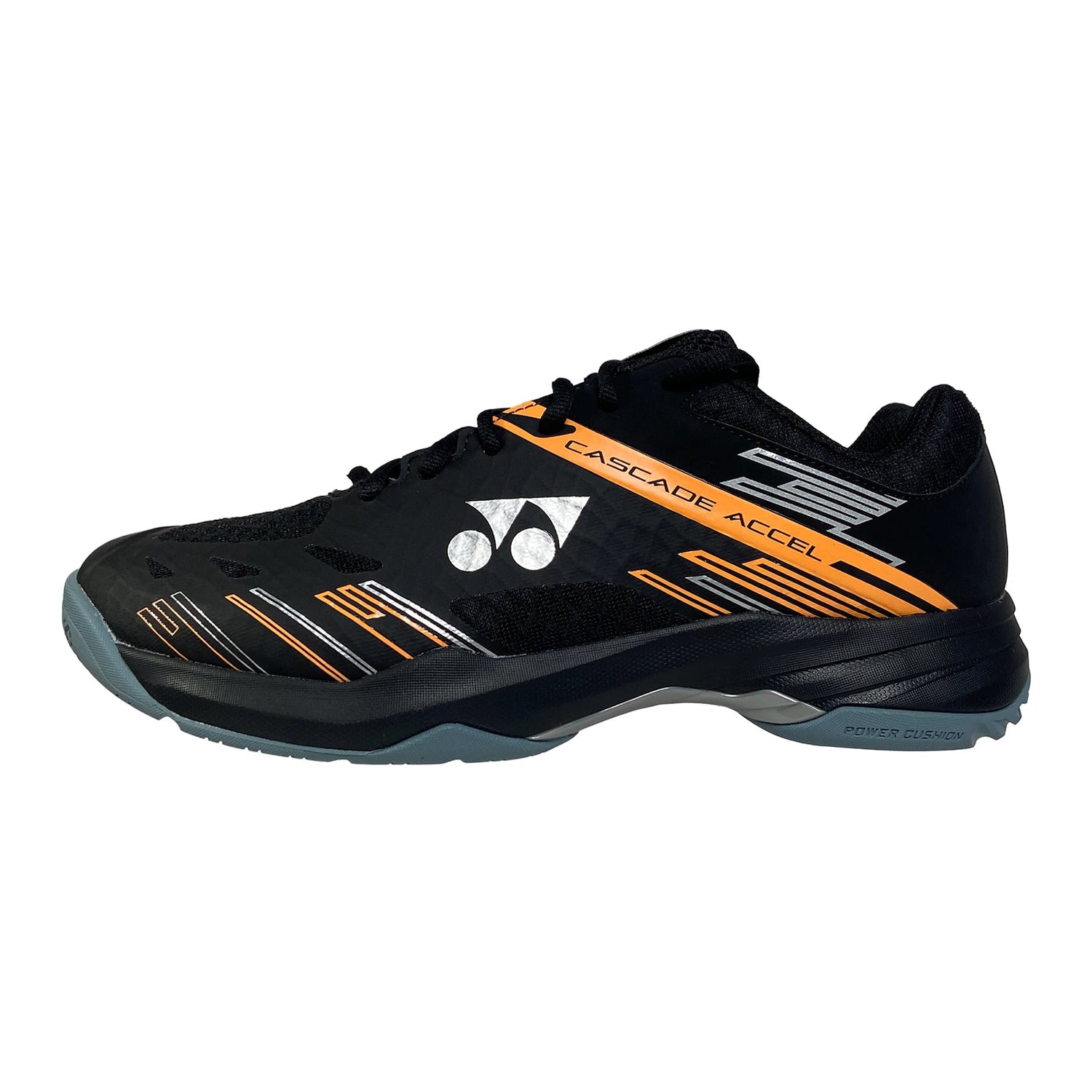 Yonex POWER CUSHION CASCADE ACCEL WIDE Badminton Shoes Black Orange