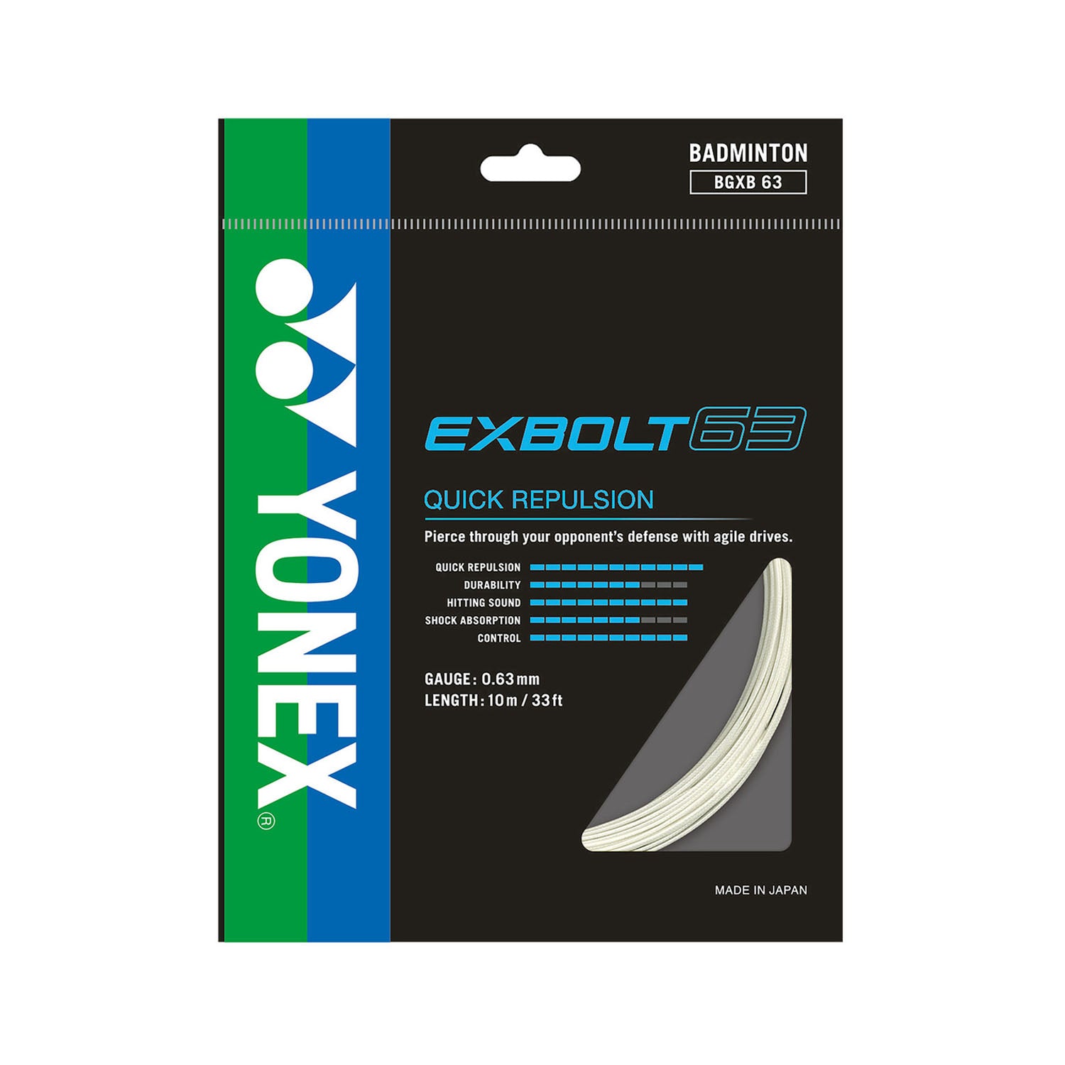 Yonex EXBOLT 63 Badminton Strings
