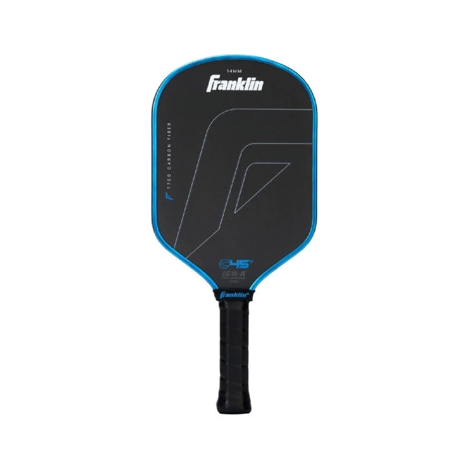 Franklin C45° Carbon Fiber Paddle - Hybrid 14mm - Blue (Pickleball Paddle)