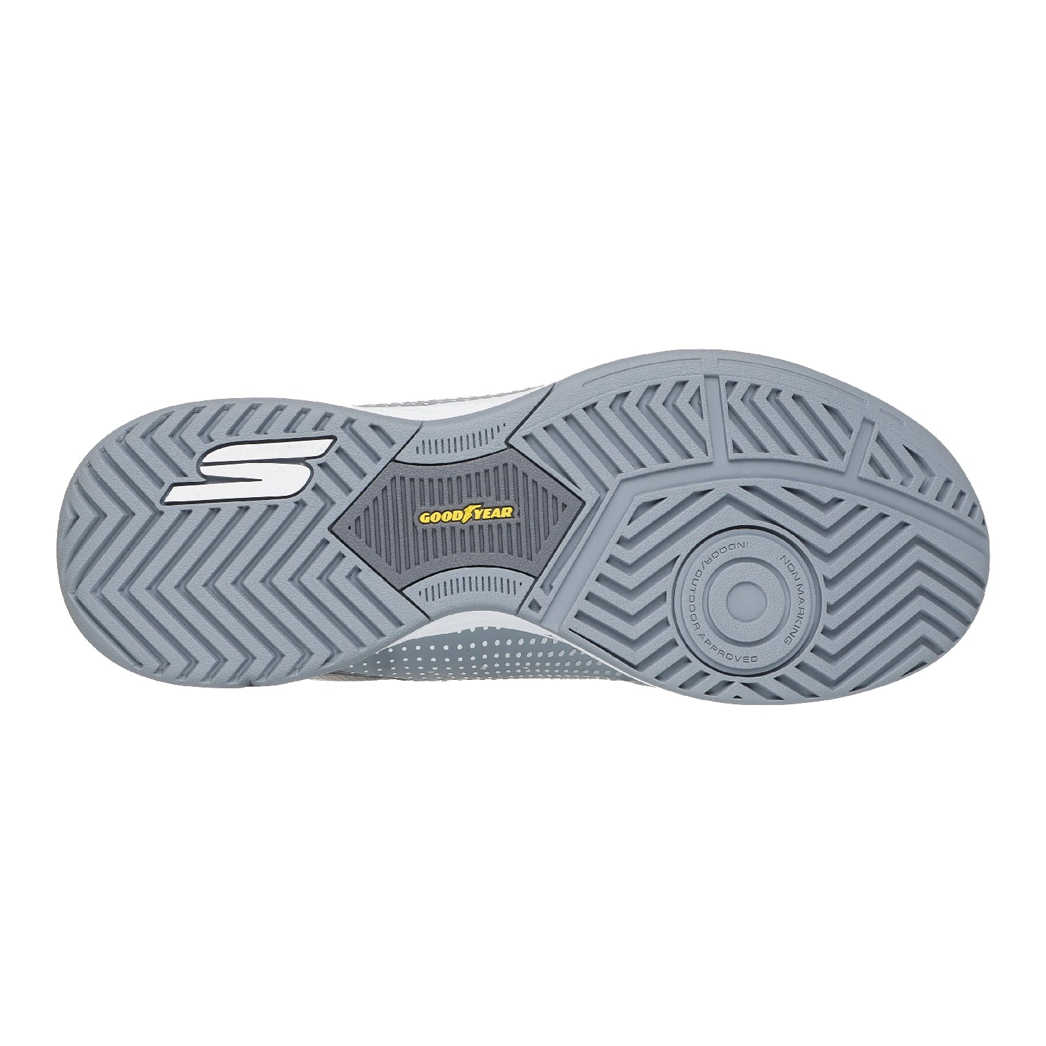 SKECHERS Slip-ins Relaxed Fit: Men's Viper Court Reload (Gray/Charcoal) - Pickleball Shoes