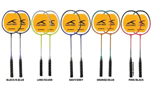 Hundred POWERTEK ULTRA X 2IN1 STRUNG Badninton Rackets