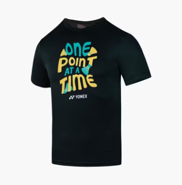 Yonex ROUND NECK MEN T-SHIRT RM-S092-3047-EASY5-S JET BLACK