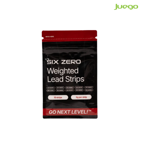 Six Zero WEIGHTED LEAD TAPE STRIPS 10PK