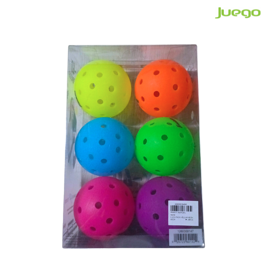 Franklin X 40 6 PACK VELLUM NEON (assorted) Pickelball Ball