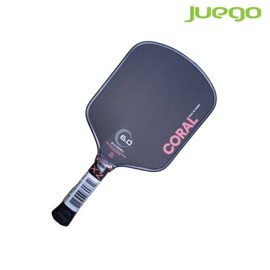 Six Zero CORAL WIDEBODY BLACK 16MM Pickleball Paddle