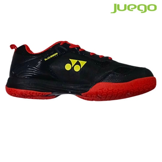 Yonex Rapio Black Grey / Fire Red Men's Badminton Shoes
