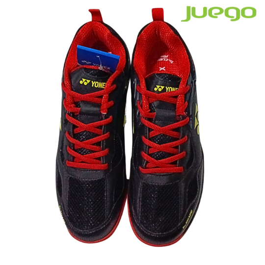 Yonex Rapio Black Grey / Fire Red Men's Badminton Shoes