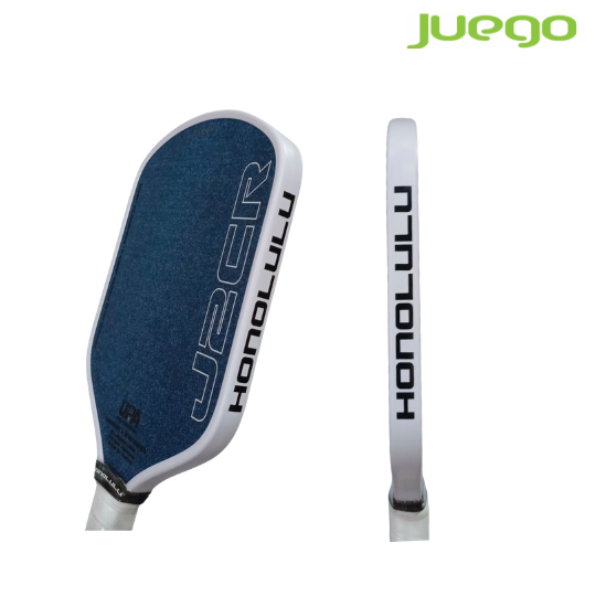 HONOLULU J2CR Crystal Blue Pickleball Paddle 16MM with case