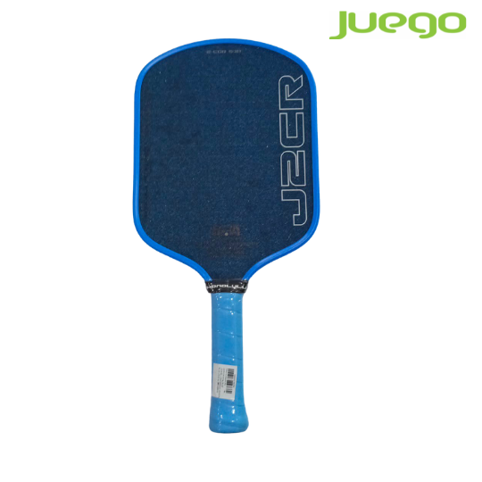 HONOLULU J2CR Crystal Blue Grit Long Handle 16MM Pickleball Paddle with Case