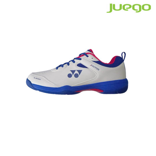 YONEX ANTOS Pearlize White/Blue Badminton Shoes for Men