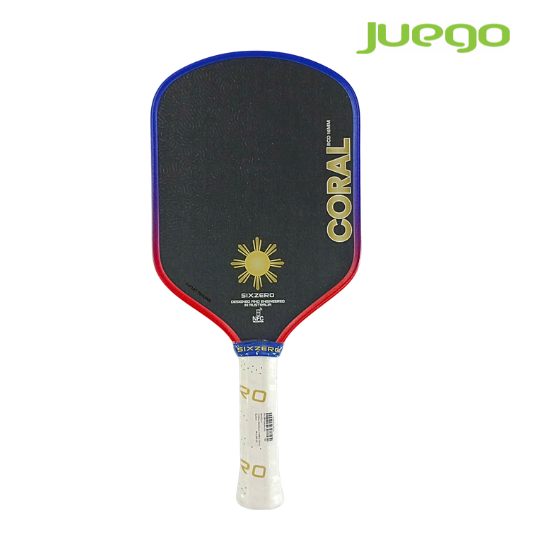 SIX ZERO CORAL BANDILA HYBRID PH Pickleball Paddle 16mm