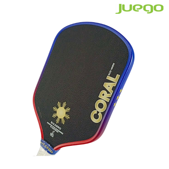 SIX ZERO CORAL BANDILA HYBRID PH Pickleball Paddle 16mm