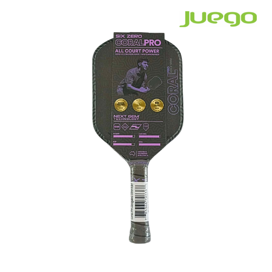 SIX ZERO CORAL PRO Elongated Pickleball Paddle 16mm