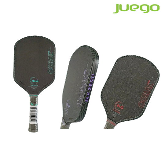 SIX ZERO CORAL PRO Elongated Pickleball Paddle 16mm