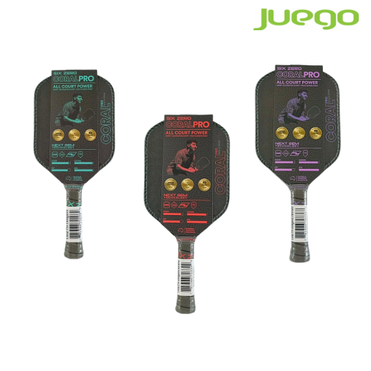 SIX ZERO CORAL PRO Elongated Pickleball Paddle 16mm