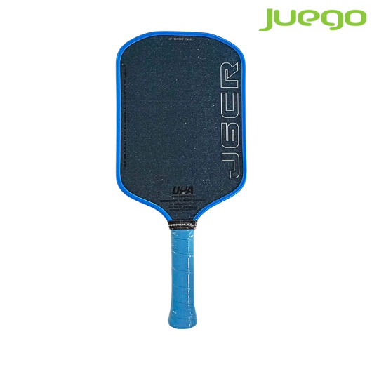 HONOLULU J6CR Crystal Blue Grit 16MM BLUE Pickleball Paddle with Case