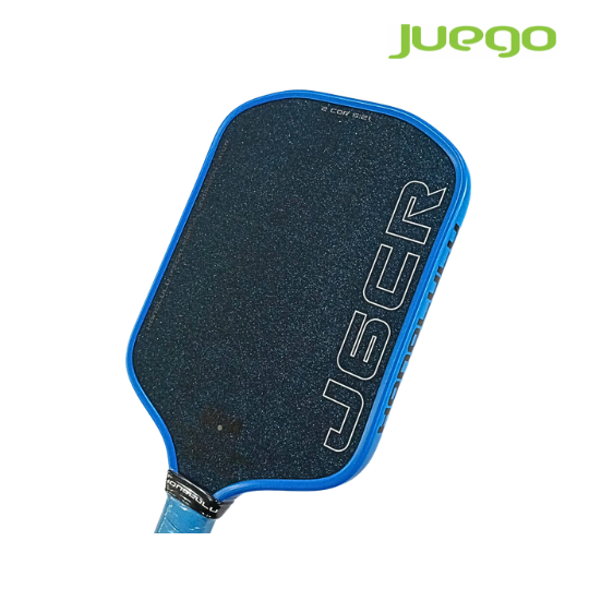 HONOLULU J6CR Crystal Blue Grit 16MM BLUE Pickleball Paddle with Case