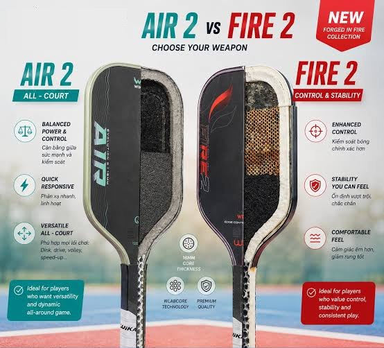 WIKA QD Air Evolution 2 Pickleball Paddle